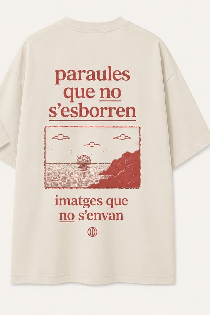 Samarreta «Paraules»